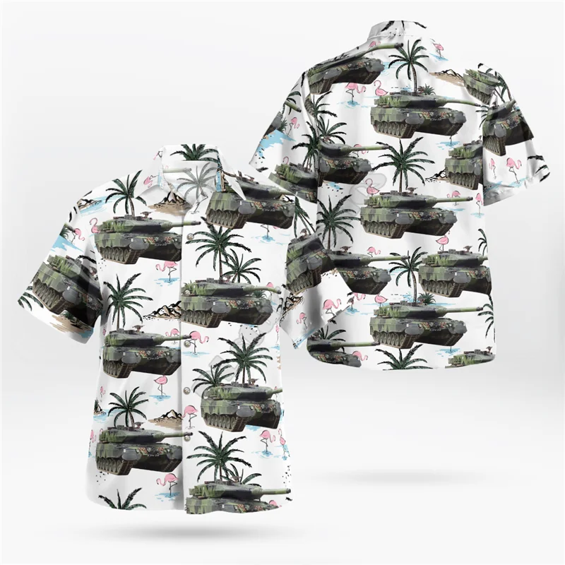 Hawaii Shirt Beach Summer Automobile 3D All Over Printed Men's Shirt Women Tee hip hop shirts 02