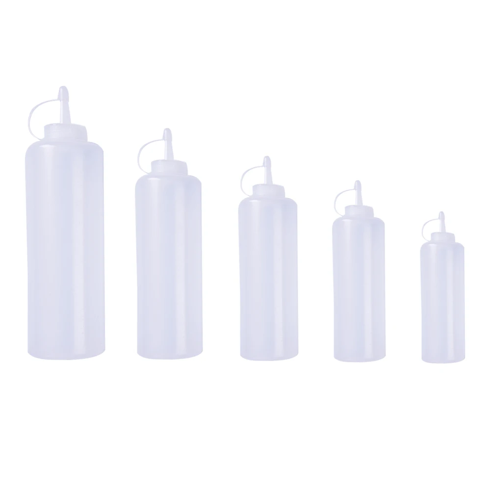 

Environment-friendlyCruet Squeeze Bottle With Cap Safe Patterns BBQ Ketchup Sauce Dispenser Castor Bottles Kitchen Tools