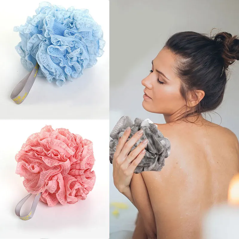 

Soft Bath Scrub Lace Soap Sponge Body Clean Bath Ball Bath Puff Beauty Tool Scrubber Color Durable Healthy Massage Brush
