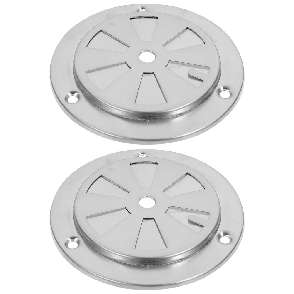 

2Pcs Drying Oven Heat Dissipation Hole Creative Oven Air Vent for Home Silver