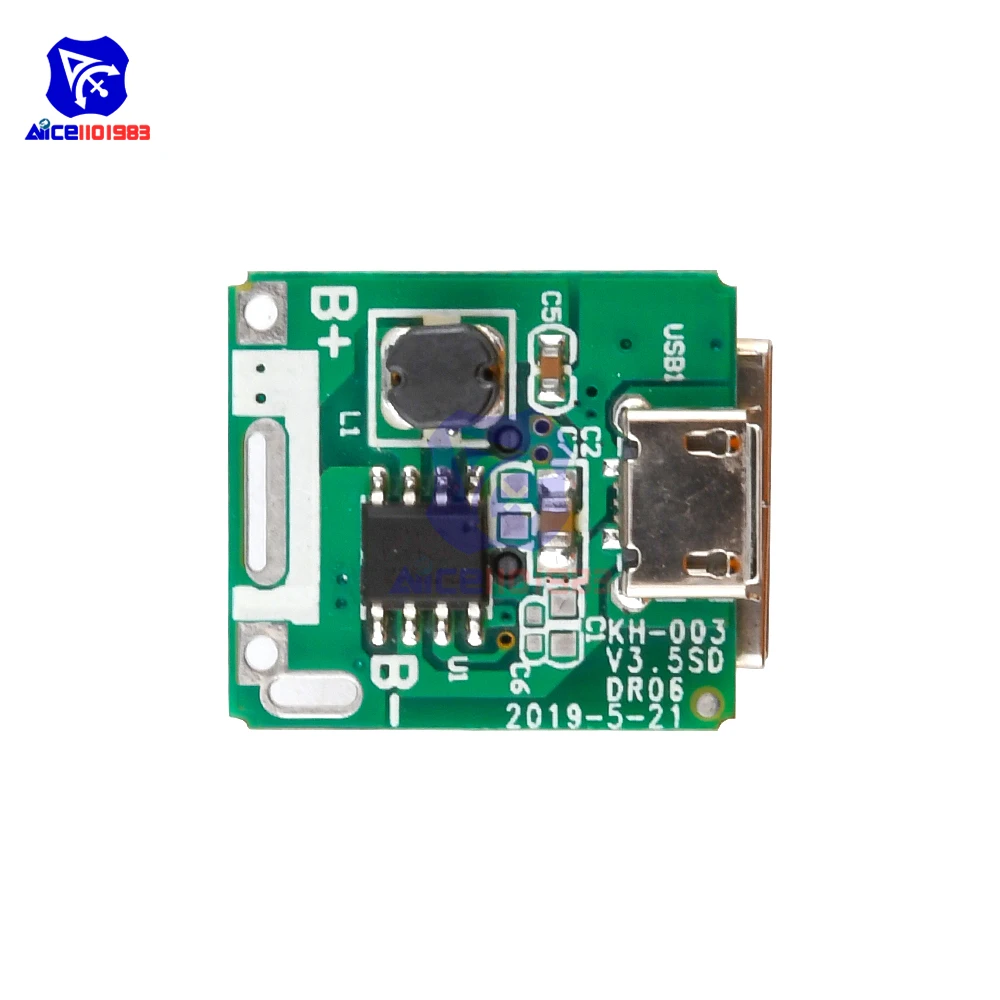 Повышающий Модуль преобразователя питания 5 В защитная плата для зарядки
