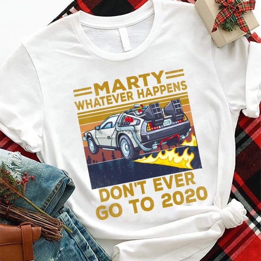 Супер автомобиль Марти что происходит не выходите на 2020 футболка трендовая