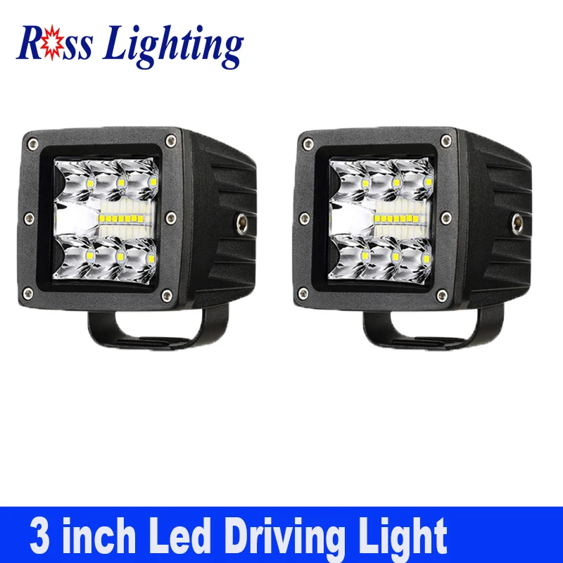 Светодиодный светильник-куб 3 дюйма 80 Вт светильник Мощность для 4x4 внедорожников