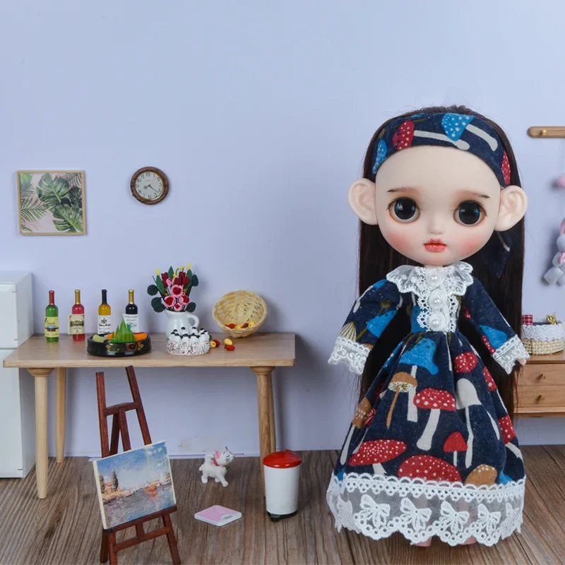 1/6 Blyth Dolls одежда платье для 30 см NBL Ball Jointed восхитительная Одежда Набор BJD куклы