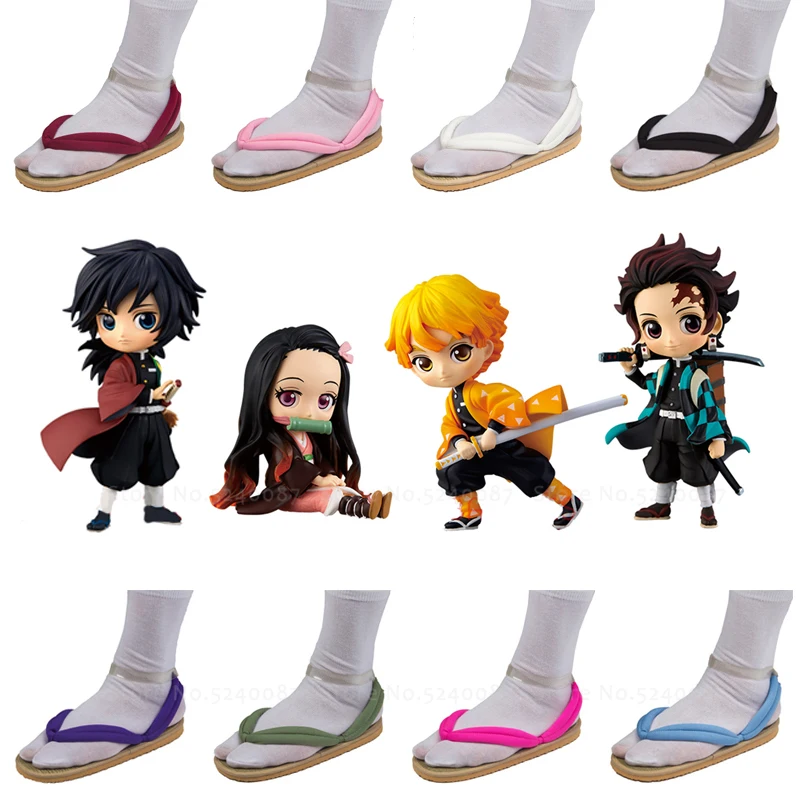 Демон убийца Kimetsu без Yaiba аниме Косплэй кохау Shinobu обувь камадо Tanjirou Nezuko сандалии