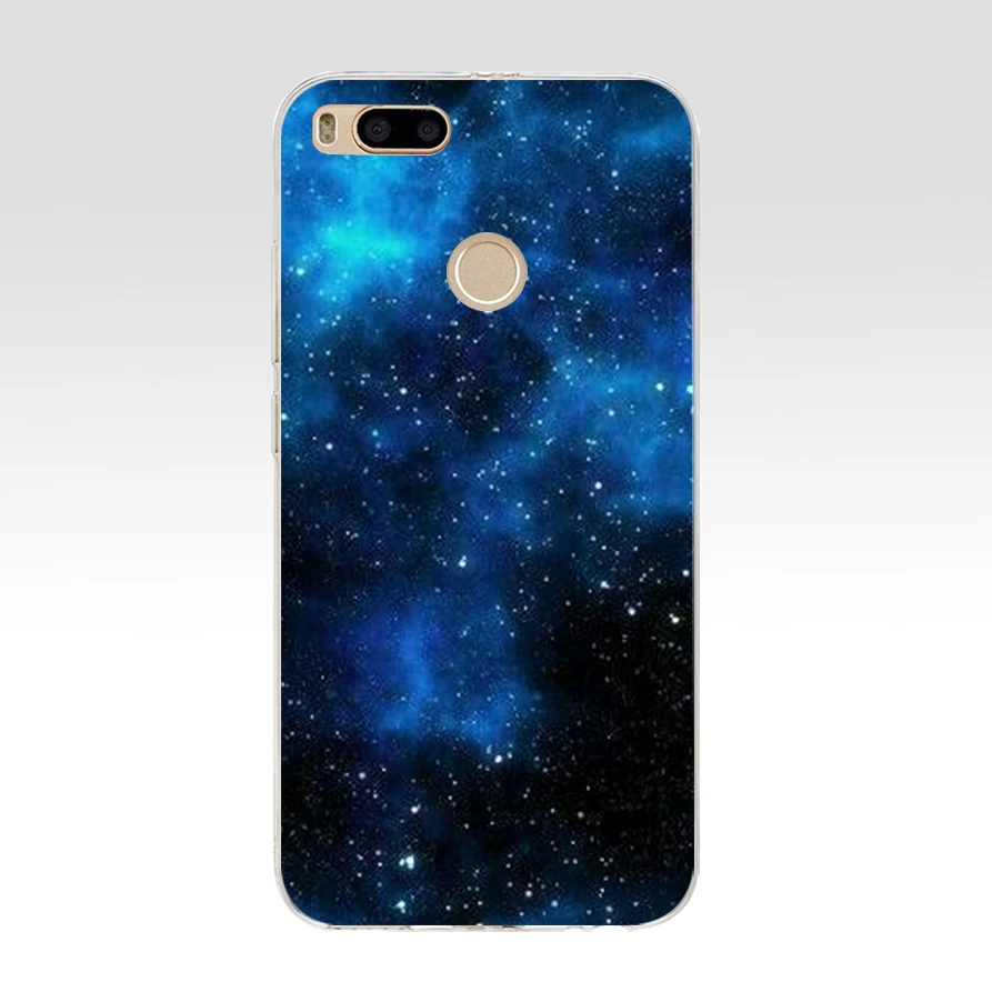 Чехол для телефона 295FG небесно космическая планета черный мягкий силиконовый