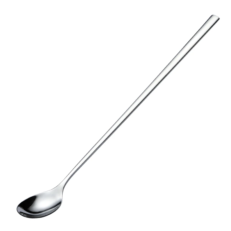 

Aixiangru Coffee Stirring Spoon Long Handle Stainless Steel MINI Spoon Extended Smoothie Spoons Wine Mixing Milk Tea Shop