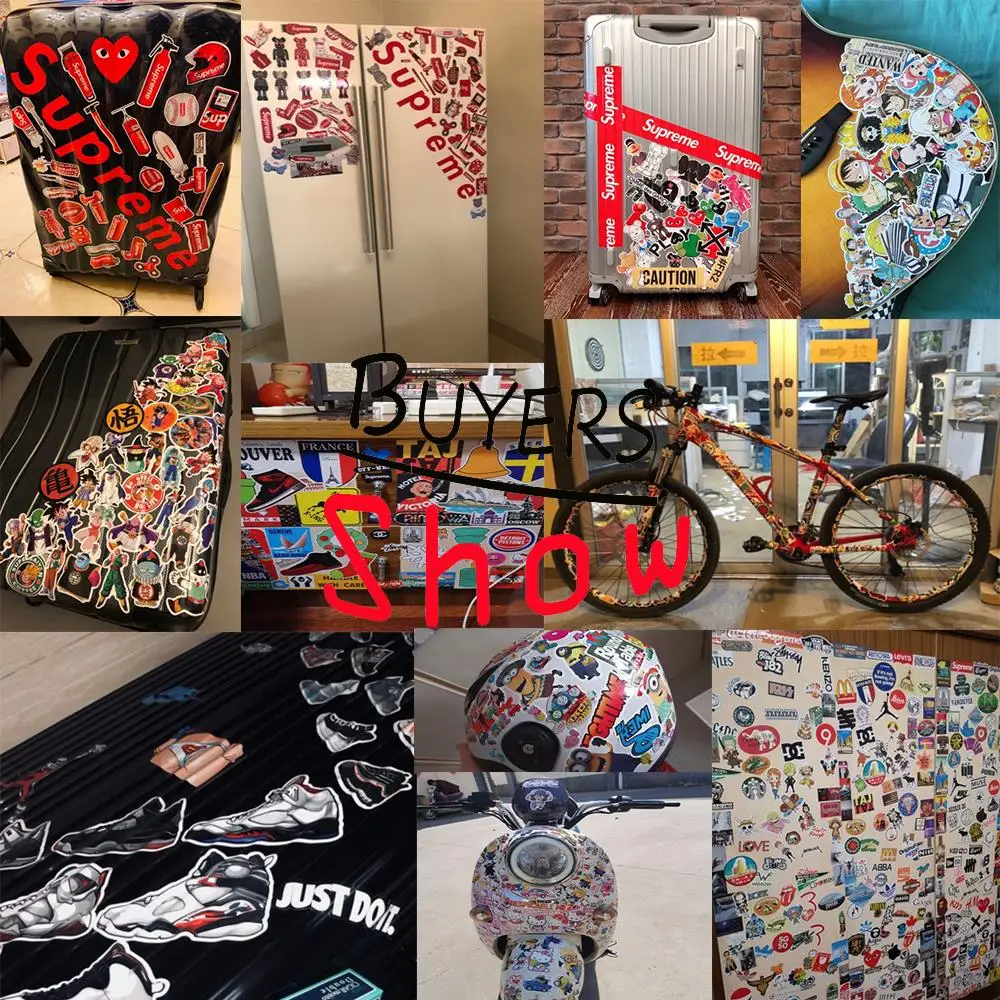 

75Pcs/ Various cartoon styles Stickers For Laptop Luggage Bicycle Phone Case Skateboard Pad Waterproof Kids Decal