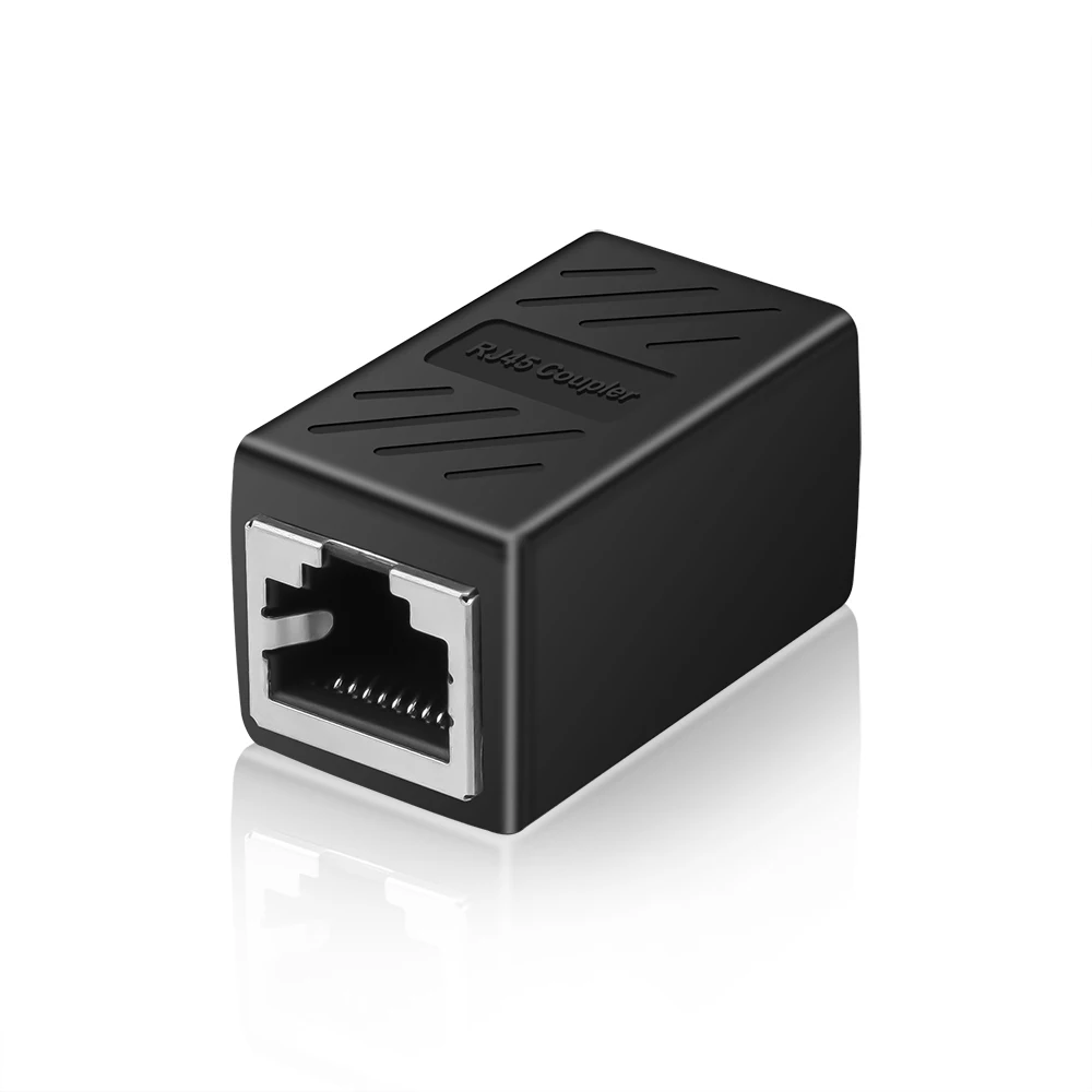 

Переходник сетевой с гнездом на гнездо, удлинитель для кабеля Ethernet RJ45, Компьютерные разъемы