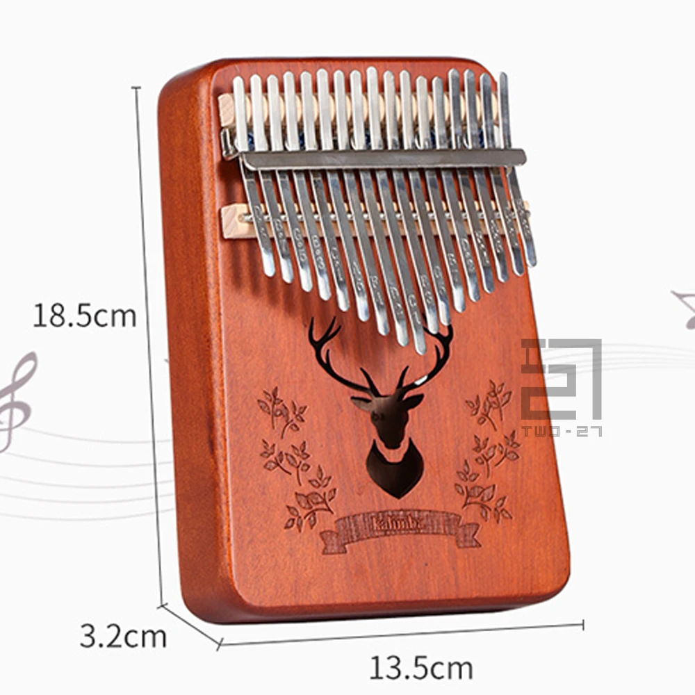 Калимба в африканском стиле 17 клавиши кнопки игрушечное пианино Likembe Mbira барабан