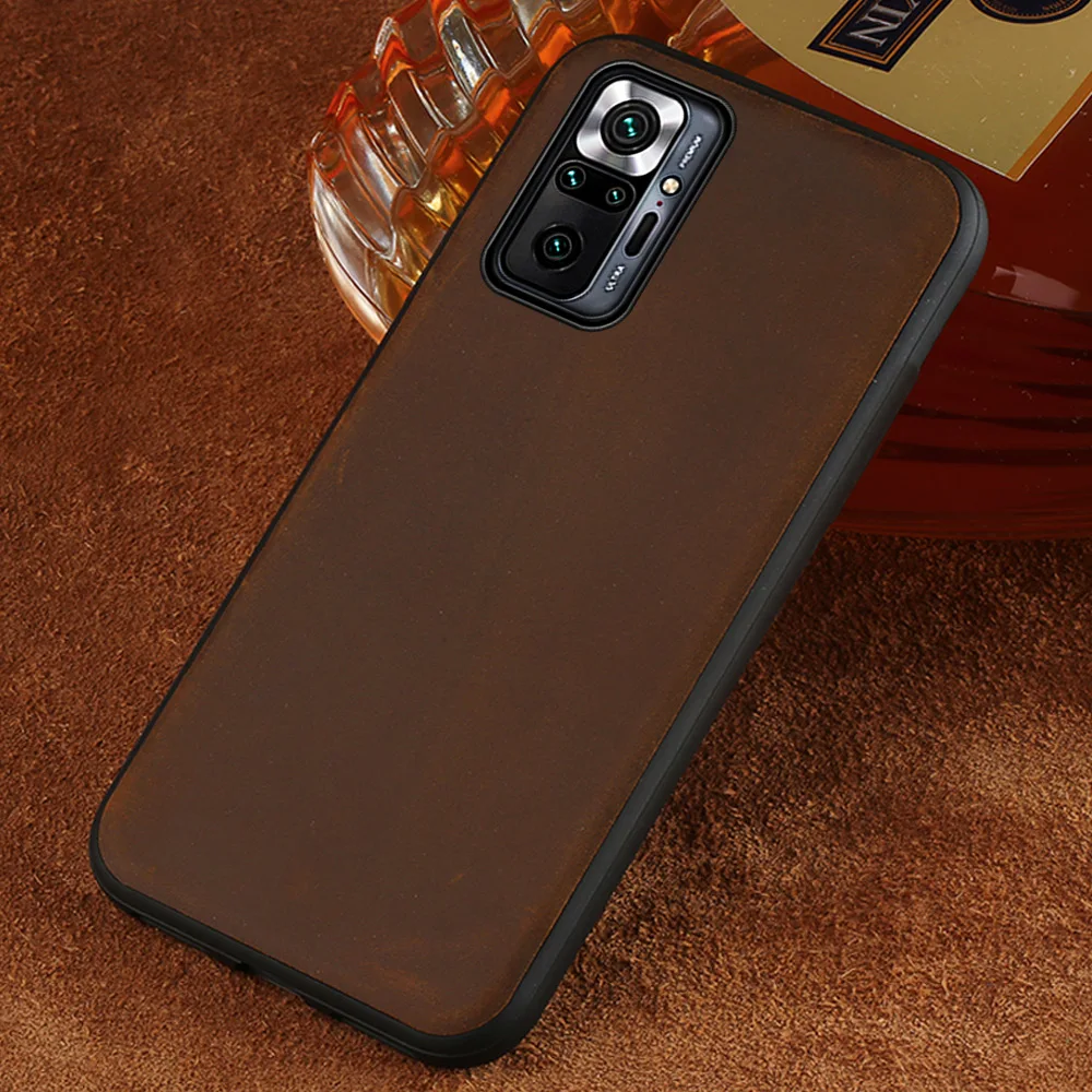 

LANGSIDI Retro Leather case For Redmi note 10 pro 9s 9 pro 8T 7 Shockproof leather covers For xiaomi Mi 11 ultra 10T LITE 10 Pro