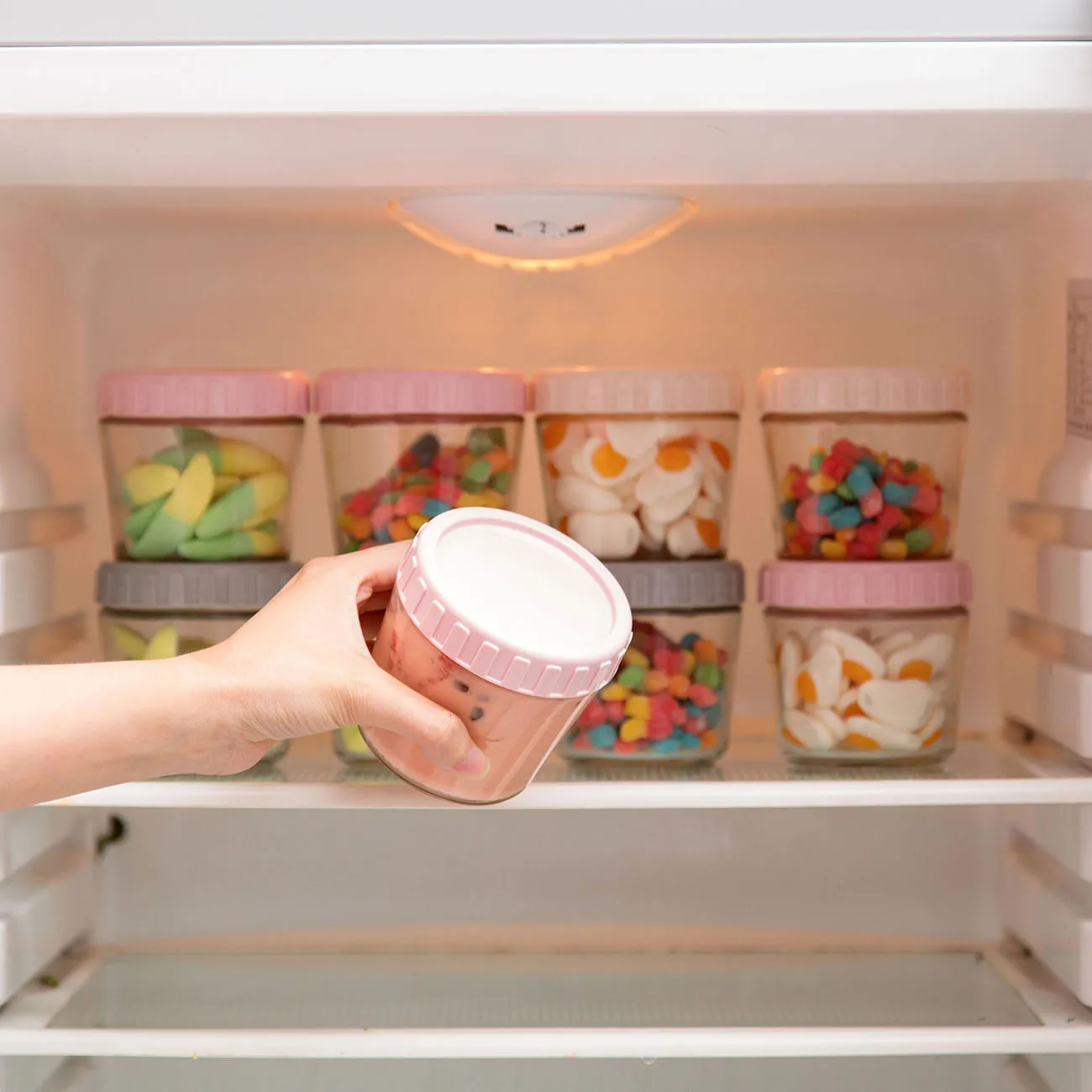 3 шт. стеклянный контейнер для хранения еды Штабелируемая стеклянная герметичная