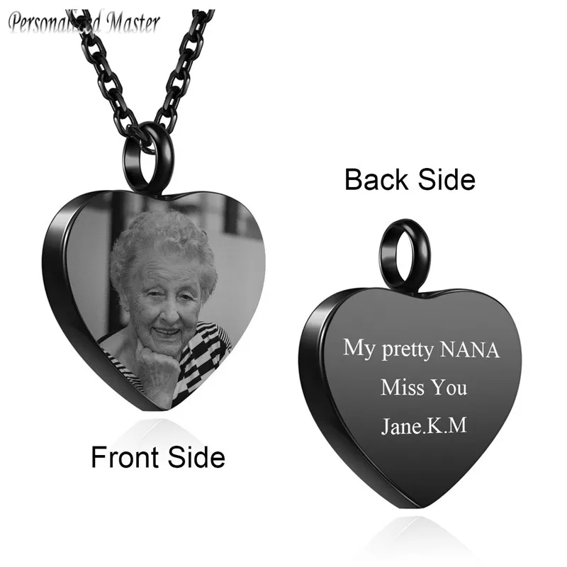 Персонализированные мастер индивидуальные фото Фото Кулон гравировка Дата