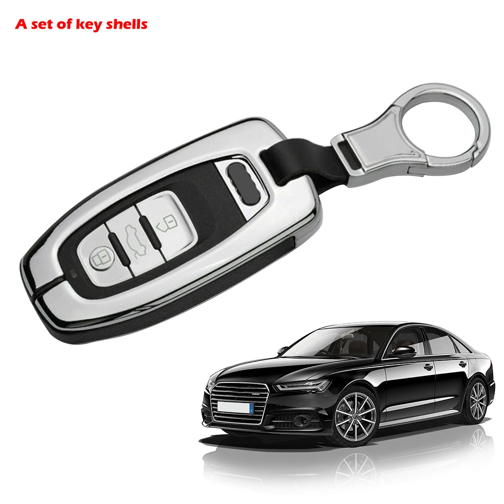 Чехол-брелок из натуральной кожи с 3 кнопками |