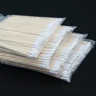 Деревянные ватные палочки для перманентного макияжа, 100 шт., 7 см