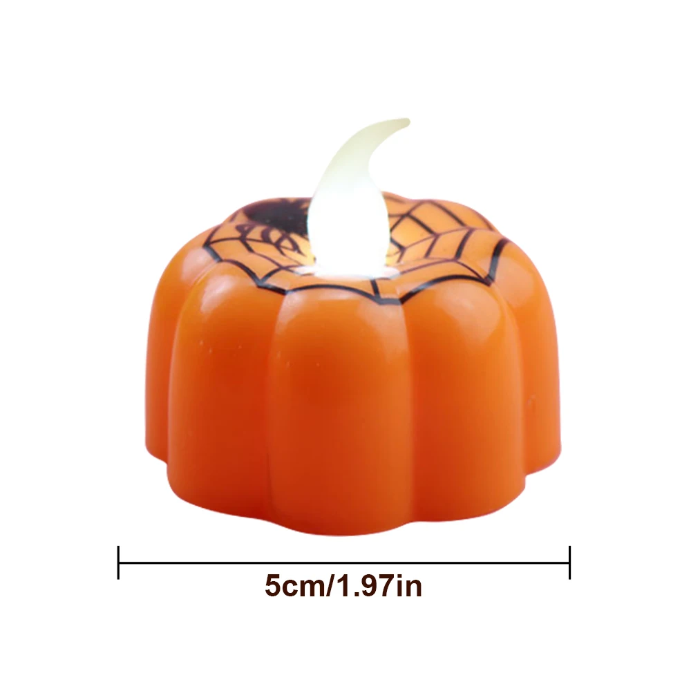 

1Pcs Pumpkin LED Light Pumpkin Flameless Candle Light Lantern Lamp Ornaments Props Halloween Decorations Festival Party Decor