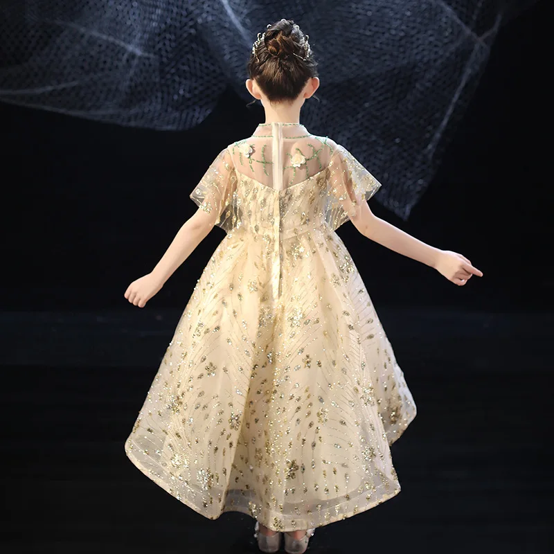 Платья для девочек с цветами 2020 г. Новое торжественное платье летнее принцессы