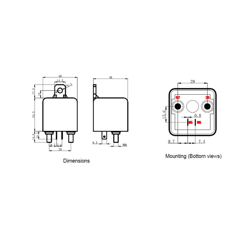 1 шт. автомобильное реле мощности 100 А 12 В 24 В|relay module|relay currentrelay alarm |