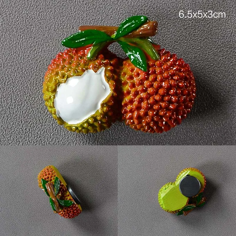 Наклейки на холодильник с манго и ананасом милые 3D-наклейки имитация фруктов