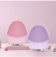 silicone face cleansing brush mini usb electric massage waterproof facial cleansing tool soft deep face pore cleanser brush