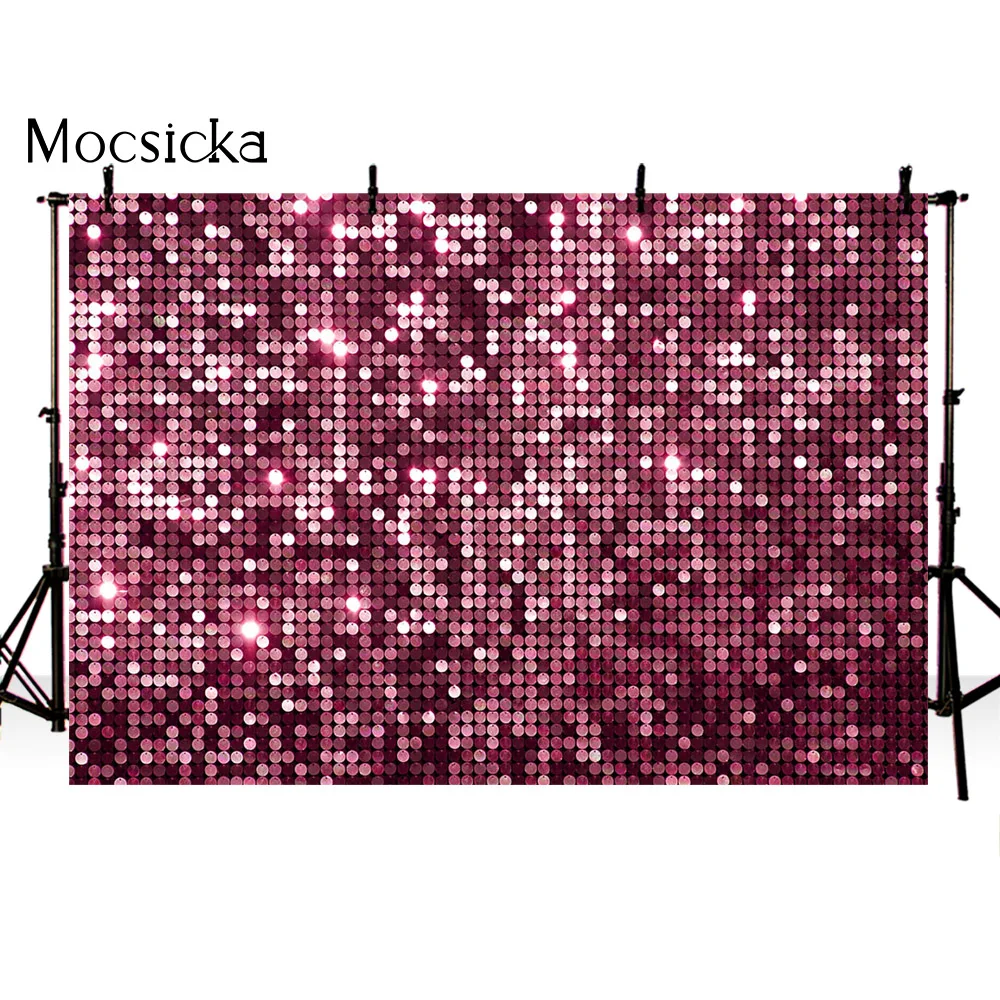 Блестящий Фон для дня рождения с темой диско новорожденных детей портрет фото