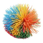 Детский Эластичный мяч Rainbow Fidget Sensory Koosh, забавный антистресс 6 см9 см, снятие стресса, детский аутизм, особые потребности