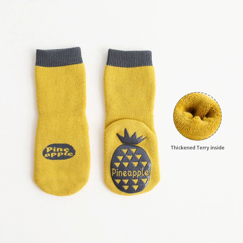 

0-5Y Winter Thicken Baby Cute Knee High Socks Kids Toddler Candy Color Soft Socks Kids Legs Warm