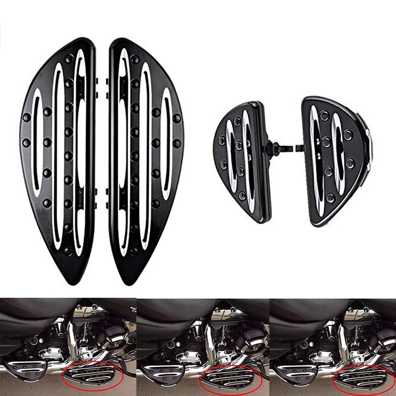Для Harley Touring Softail Dyna Street Road Glide FLH FLST мотоциклетная напольная Подножка для ног