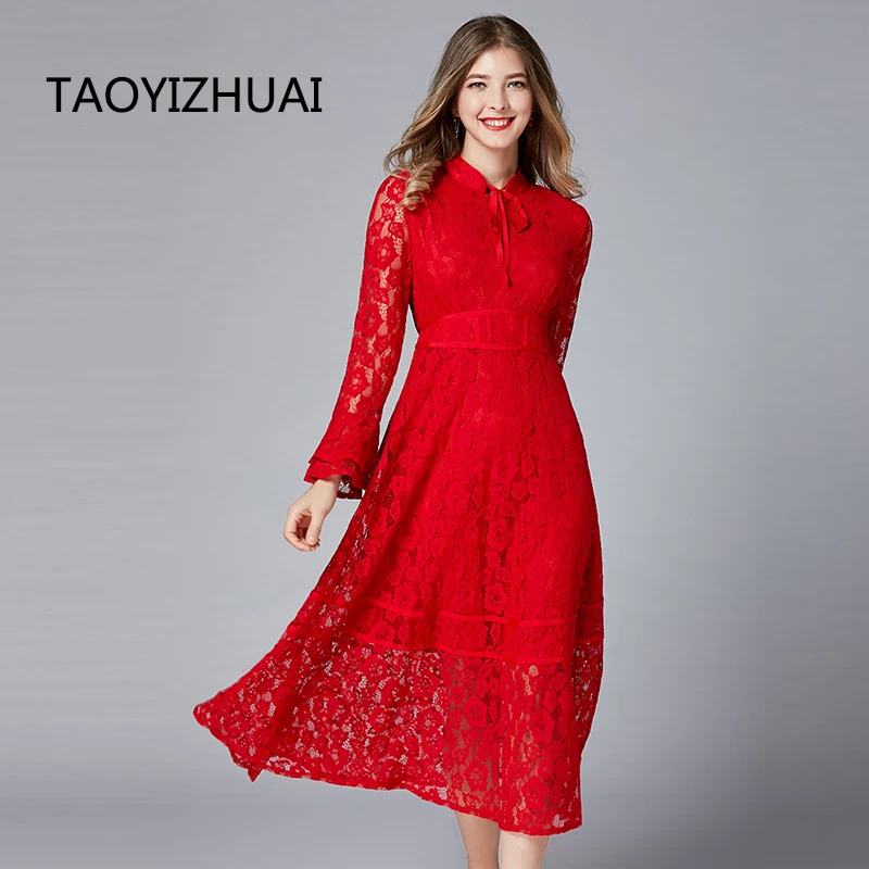 Женское длинное Кружевное Платье До Колена элегантное праздничное платье