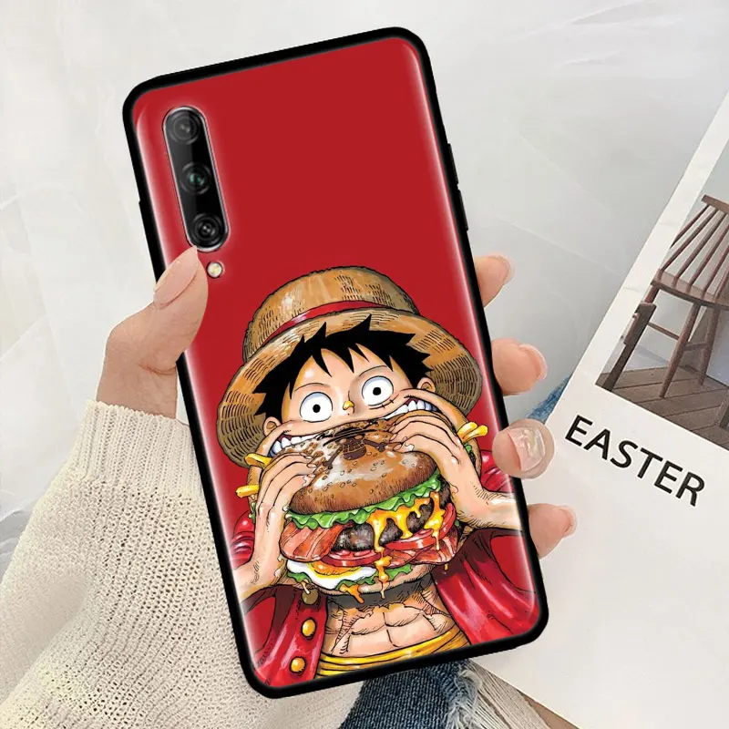 one piece monkey d luffy case for huawei p20 p40 lite e p30 pro p10 p smart z plus 2019 black silicone phone shell cover free global shipping