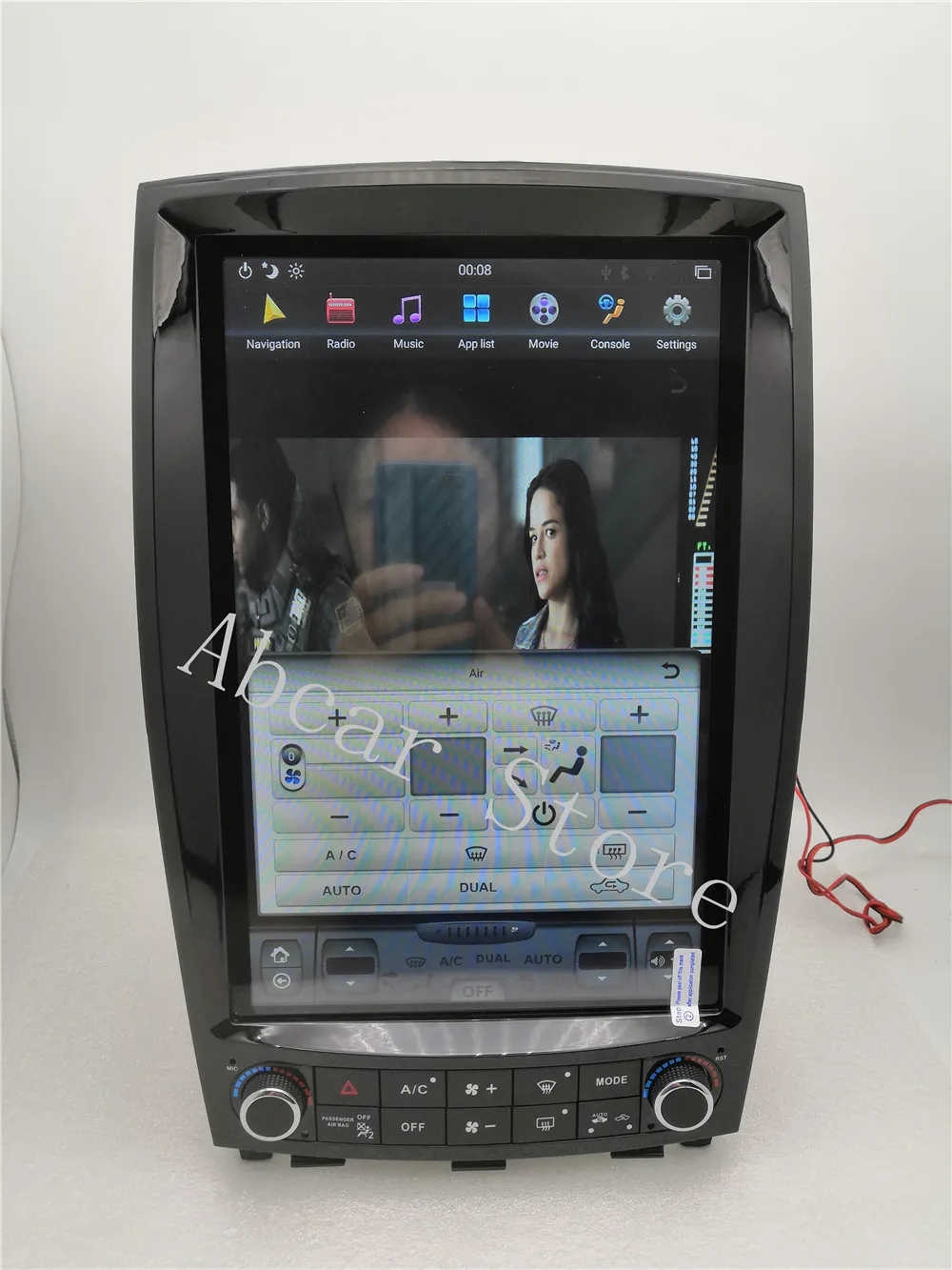 12,1 ''Tesla стиль Android 8,1 автомобильный dvd-плеер gps навигация для infiniti QX50 QX50L EX25 EX35 2010- стерео радио PX6 HDMI