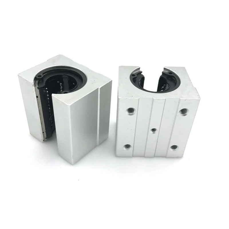 2Pcs/lot SBR12UU SBR16UU SBR20UU SBR25UU Linear Ball Bearing Block CNC Router SBR16 SBR20 rail 3D printer part |