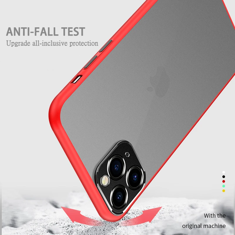 Матовый чехол для телефона Apple iPhone X XR XS 11 Pro Max 8 7 6S 6 Plus защитный прозрачный мягкий