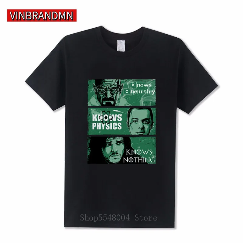 Футболка с героями фильма Теория большого взрыва | Мужская одежда