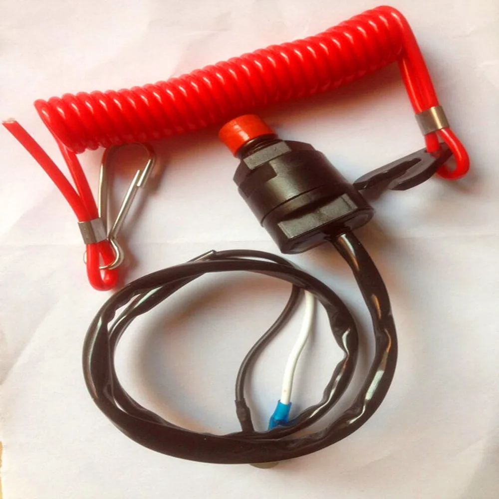 

Free Shipping Outboard Motor Part Switch And Key For Hangkai 2 Stroke 9.9 Hp 15 Hp 18Hp Gasoline Boat Engine