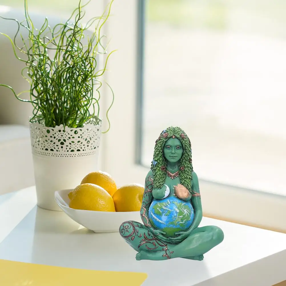 

Garden Ornament Mother Earth Art Statue Figurine Mother Earth Goddess Statue for CAR Upholstery pendant