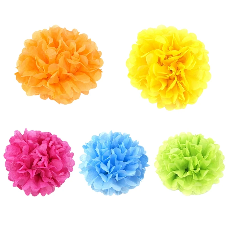 Бумажные помпоны бумажные цветы идеально подходят для украшения на свадьбу день