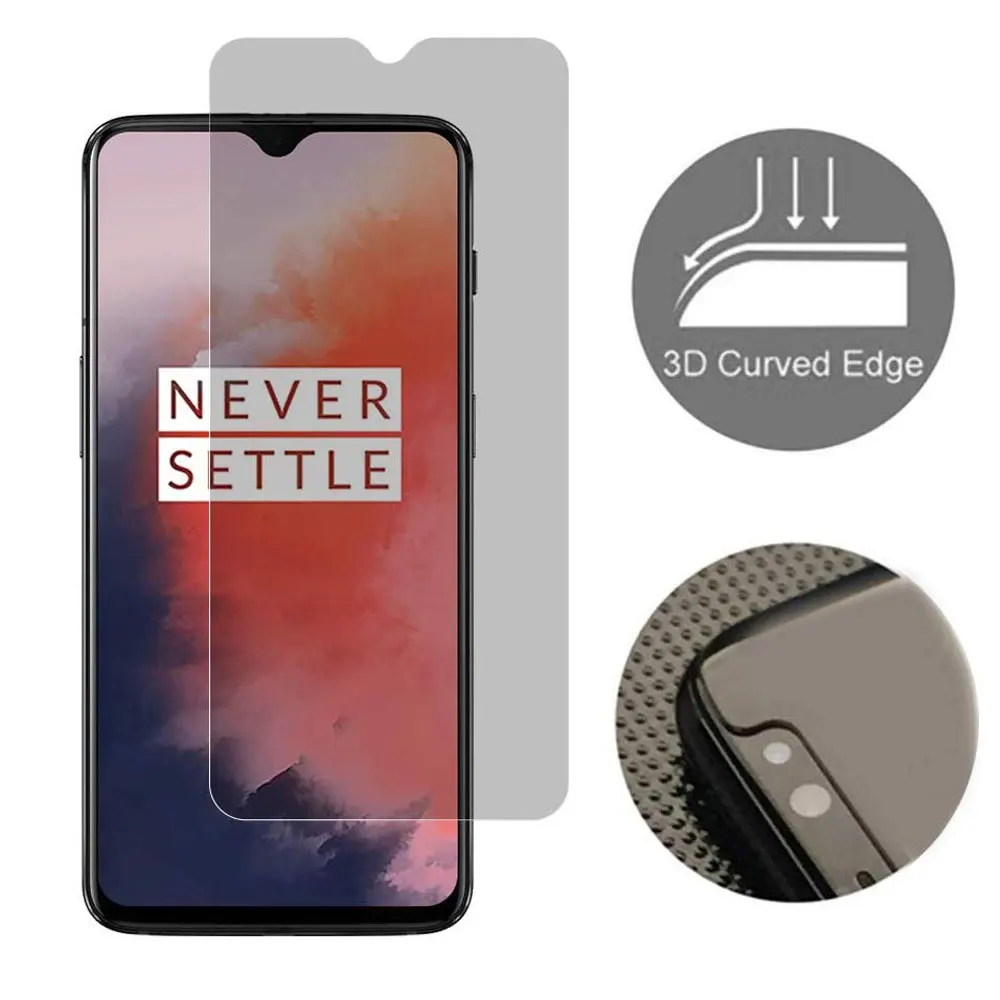 Закаленное стекло 9H для защиты экрана OnePlus 7 T Защитная стеклянная пленка