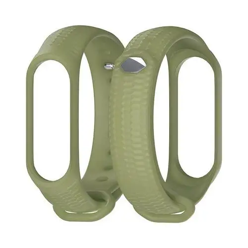 Army green Мягкий Красочный геометрический узор для mi Band 4 аксессуары Pulseira mi band 4 спортивный силиконовый браслет ремешок для Xiao mi Smart Watch - Цвет: Army green