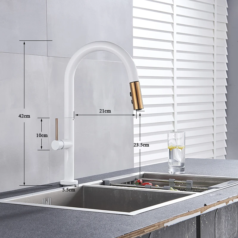 Senlesen вспомогательный сенсорный смеситель для кухни никелевые смесители из