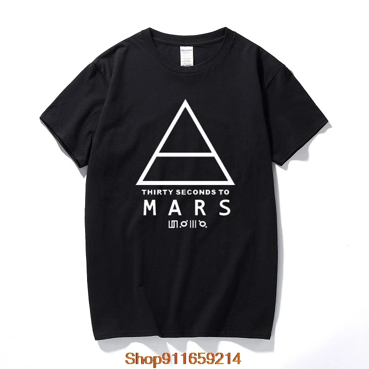 30 seconds to mars &quotфутболка с коротким рукавом рубашка мужская мода музыкальный плеер