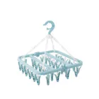 Складной пластиковый зажим Percheros Para Ropa, компактный, для носков, вешалка для сушки одежды #1