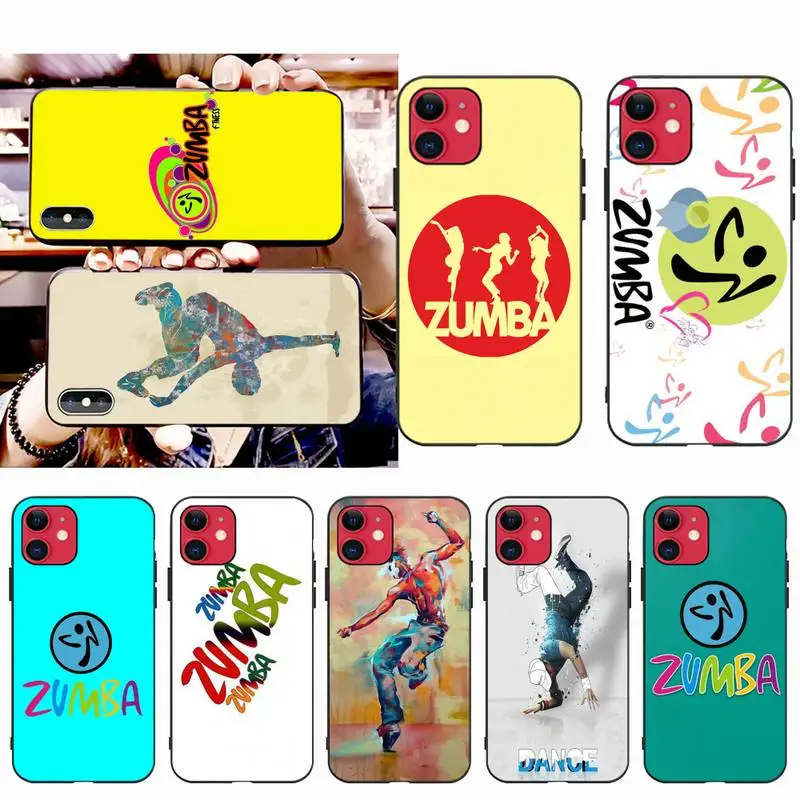 

KPUSAGRT Zumba Dance Phone Case for iphone 12 pro max 11 pro XS MAX 8 7 6 6S Plus X 5S SE 2020 XR case
