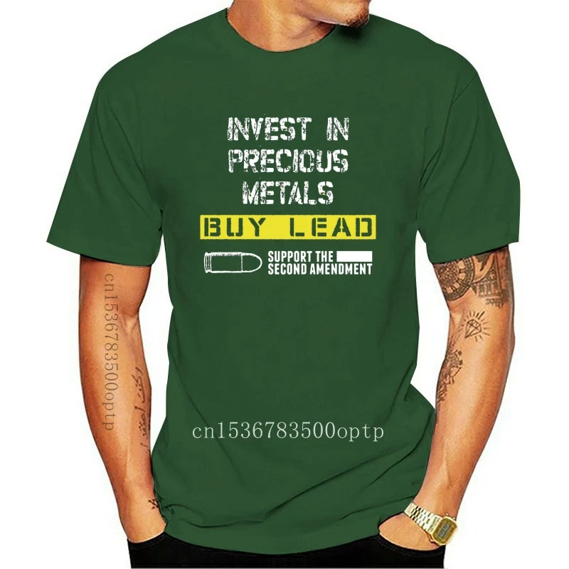 

Футболка с надписью «New Metal инвестировать в драгоценные металлы»