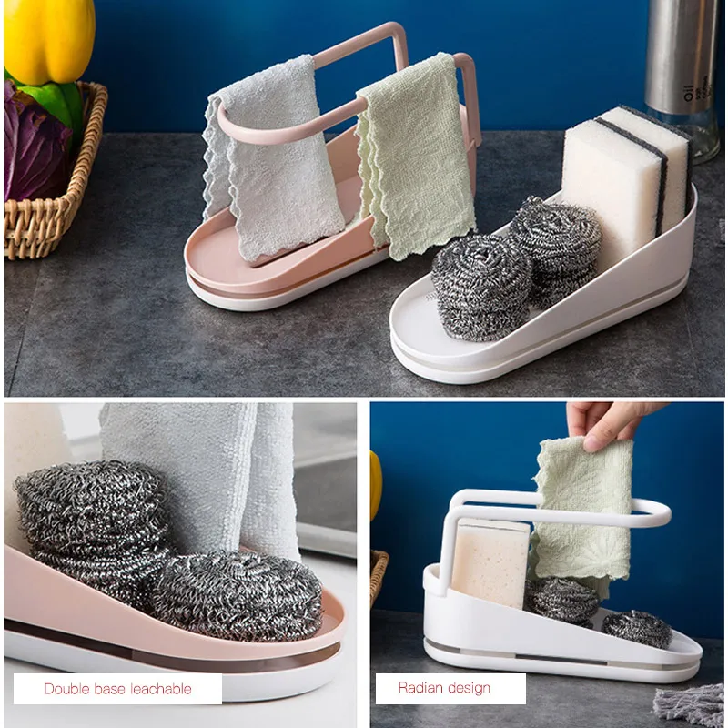 Кухонная пластиковая раковина Держатель для посуды органайзер мыла стойка