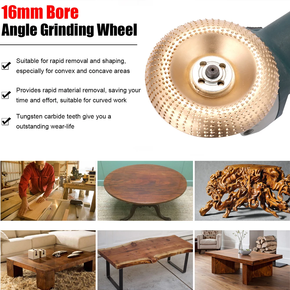 Угловый шлифовальник диск деревянная формируя дробилка для древесных