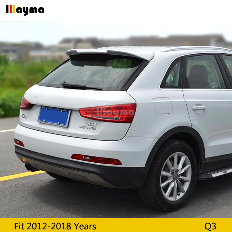 Спойлер на крышу автомобиля в АБС стиле для AUDI Q3 Quattor 2012 2013 2014 2015 2016 2017 2018