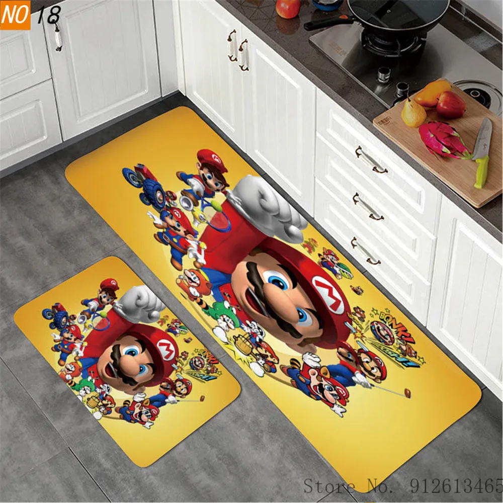 

Cartoon 3D Anime Super Mario Printed Carpets for Living Room Bedroom Large Area rug Kids play Floor Mat Child Game Mat