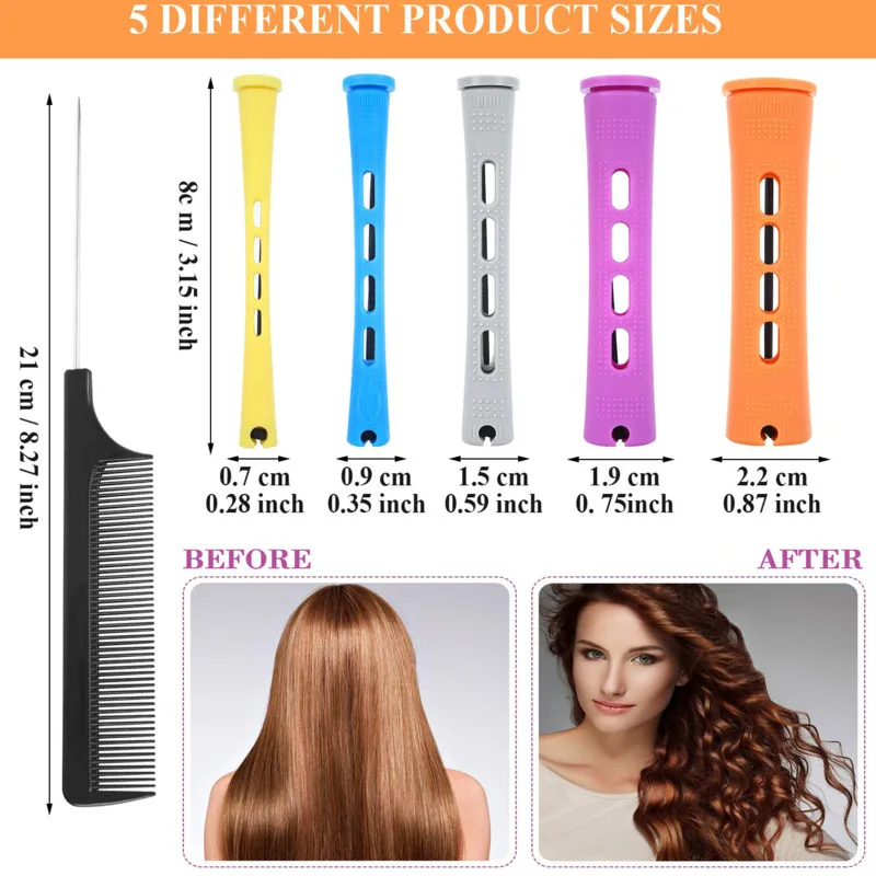 Бигуди для завивки волос с крышкой 10 шт. | Красота и здоровье