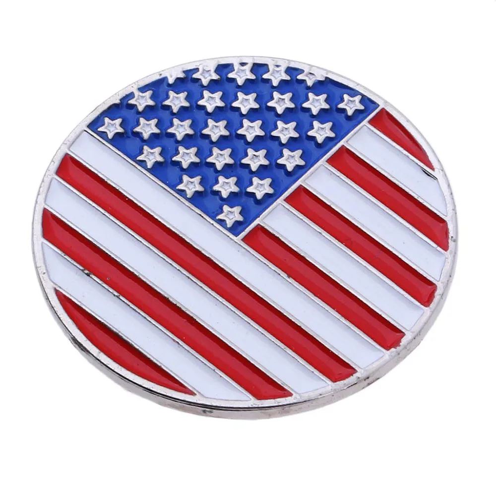 10 шт./лот магнитные зажимы для шляпы гольфа маркеры из сплава шарики с